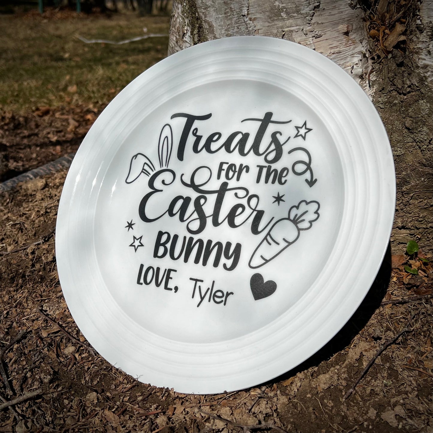 Personalized Ceramic Easter Plate