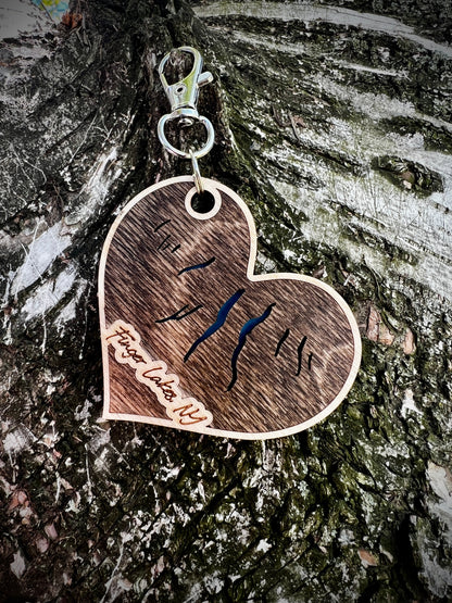 heart keychain