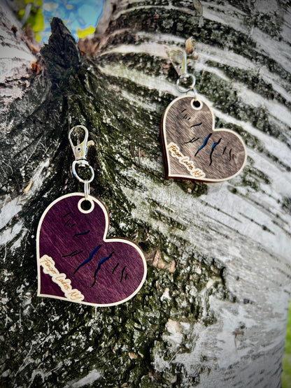 heart keychain