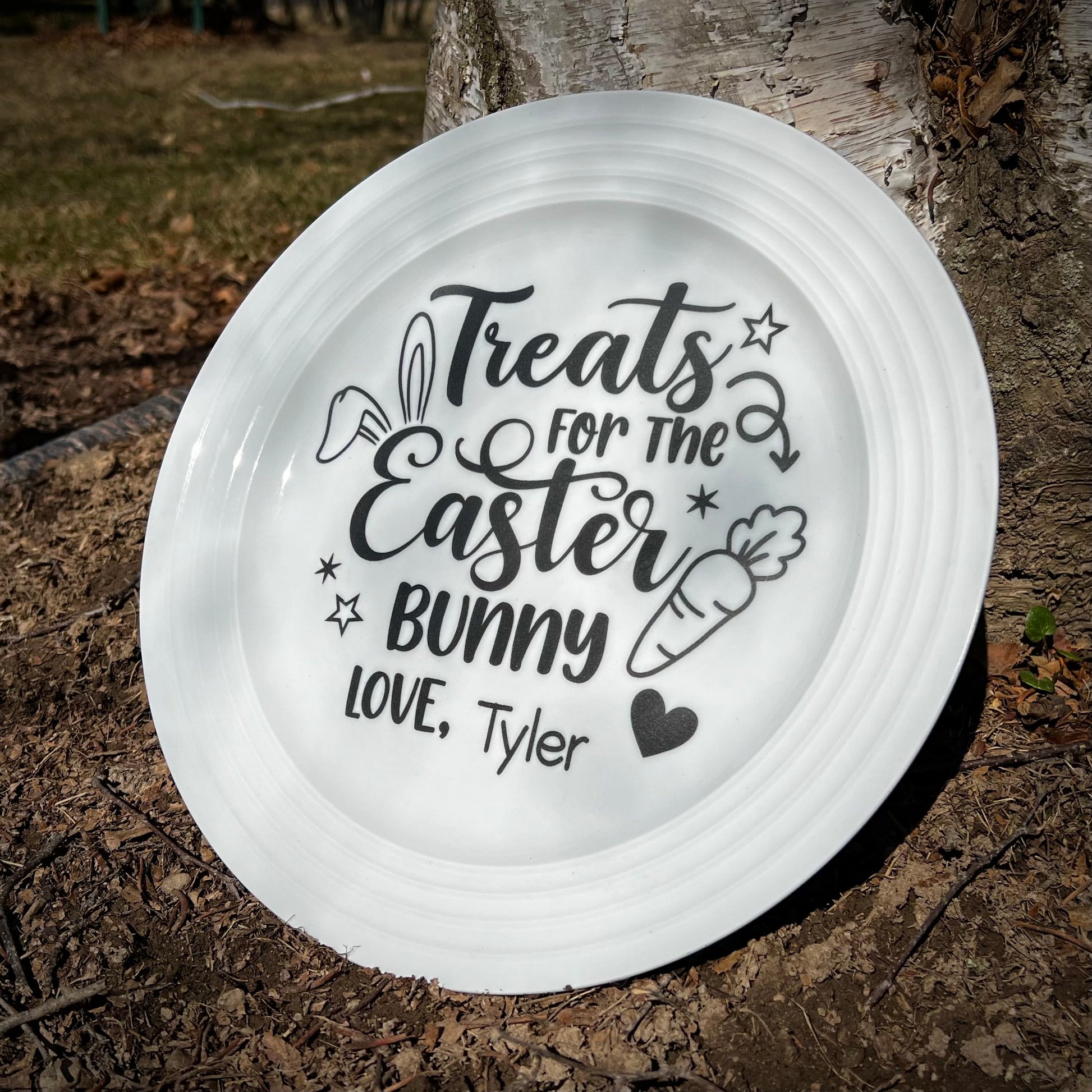Personalized Ceramic Easter Plate