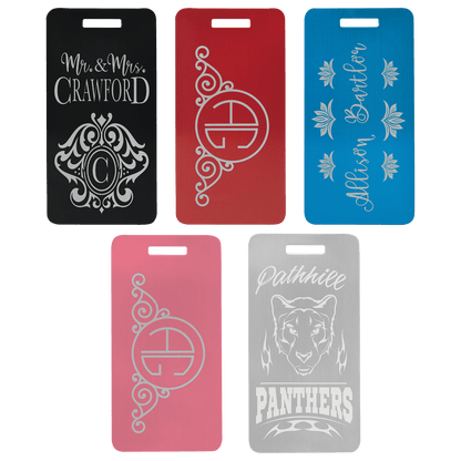 Anodized Aluminum Luggage Tags